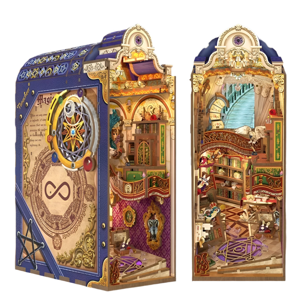 3D Book Nook Puzzle Kit - Magical Library