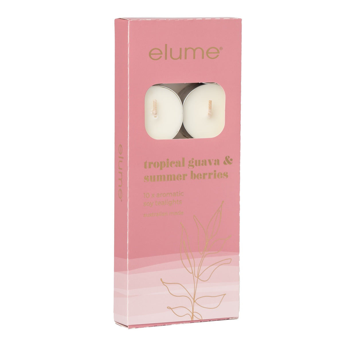 Soy Tealights Set of 10 - Tropical Guava & Summer Berries