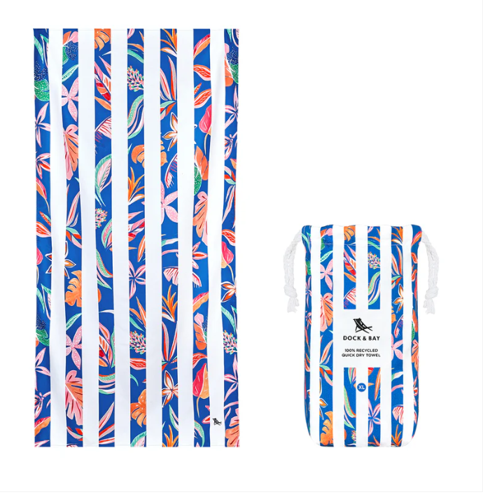 Dock & Bay Beach Towel XL - Tropical Bloom