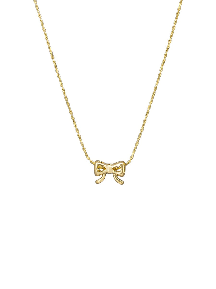 Sailor Bow Necklace - Gold