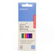 Inkerie Glitter Gel Pen Refills - Set of 6