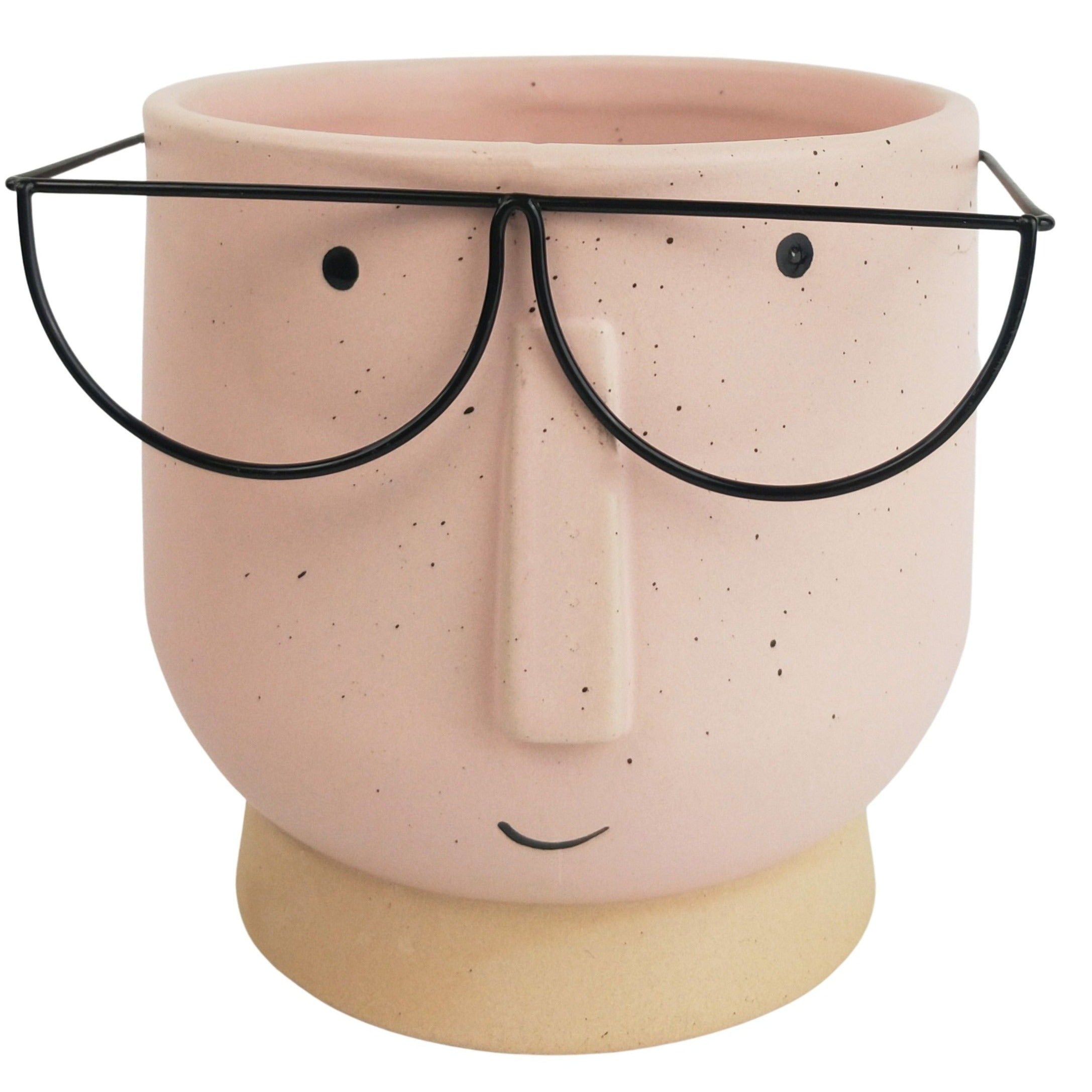 Blake with Glasses Planter - Short