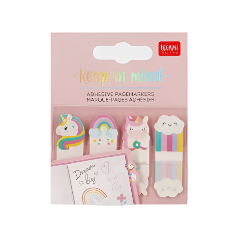 Adhesive Page Markers - Unicorn