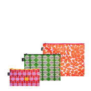 Zip Pockets Set of 3 - Stig Lindberg