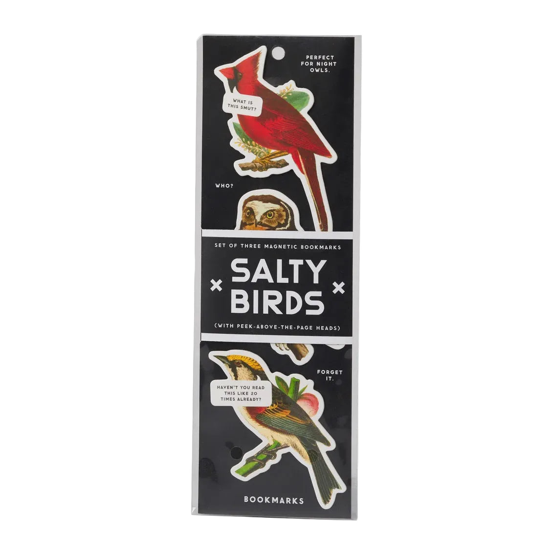 Set of 3 Bookmarks - Salty Birds