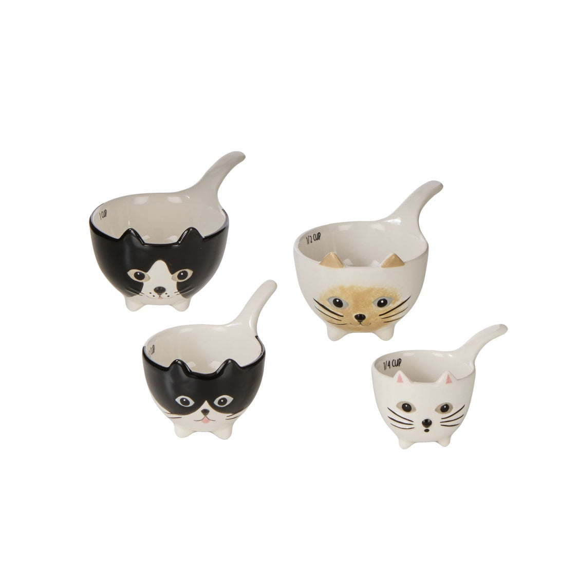 Whiskers Measuring Cups - Set of 4