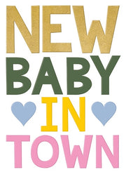 New Baby In Town Card