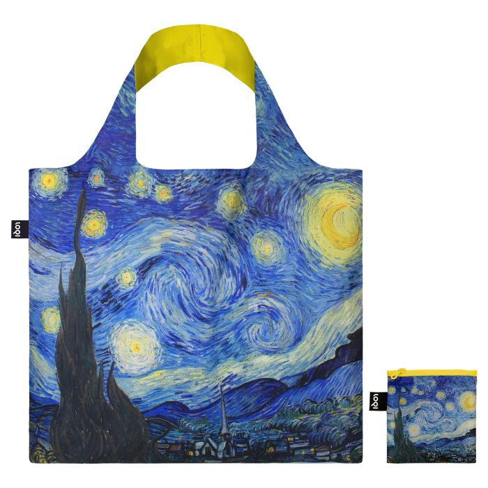Shopping Bag - Van Gogh The Starry Night Neon
