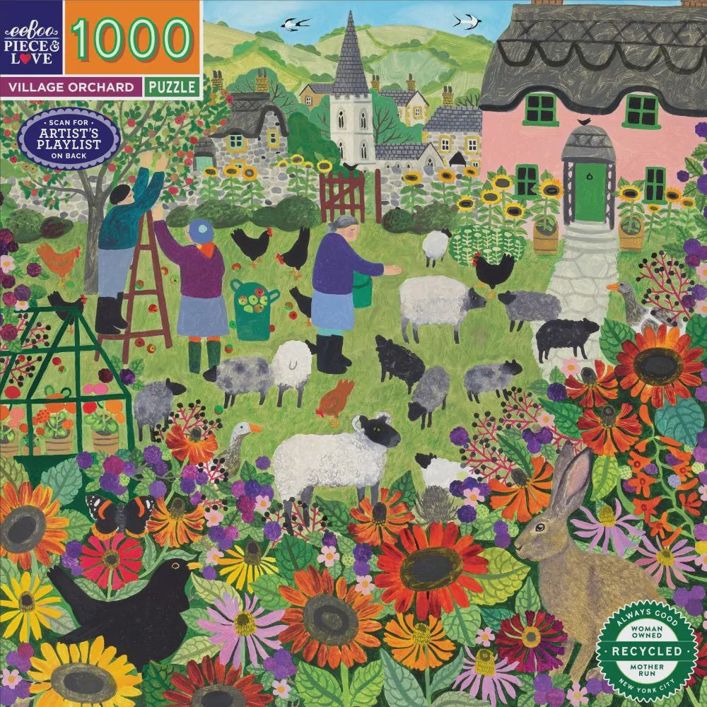 1000 Piece Puzzle - Village Orchard