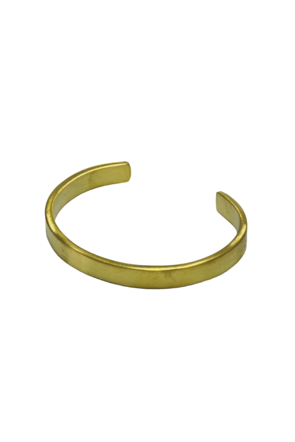 Wide Cuff Bracelet - Brass