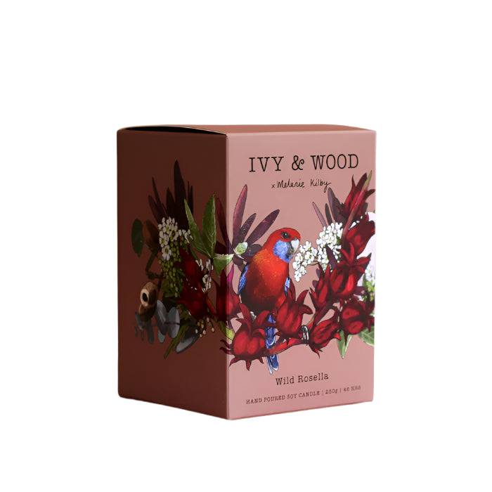 Australiana Candle - Wild Rosella