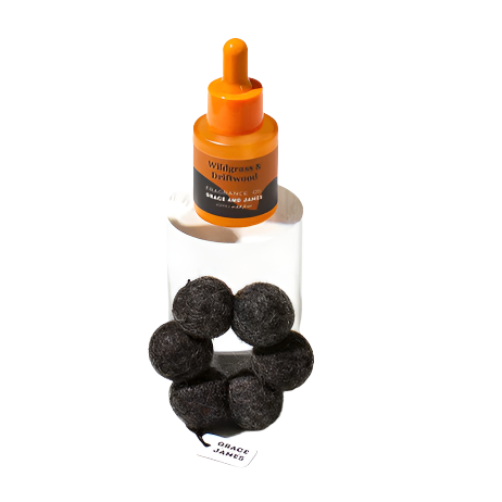 Felt Air Freshener - Wildgrass & Driftwood