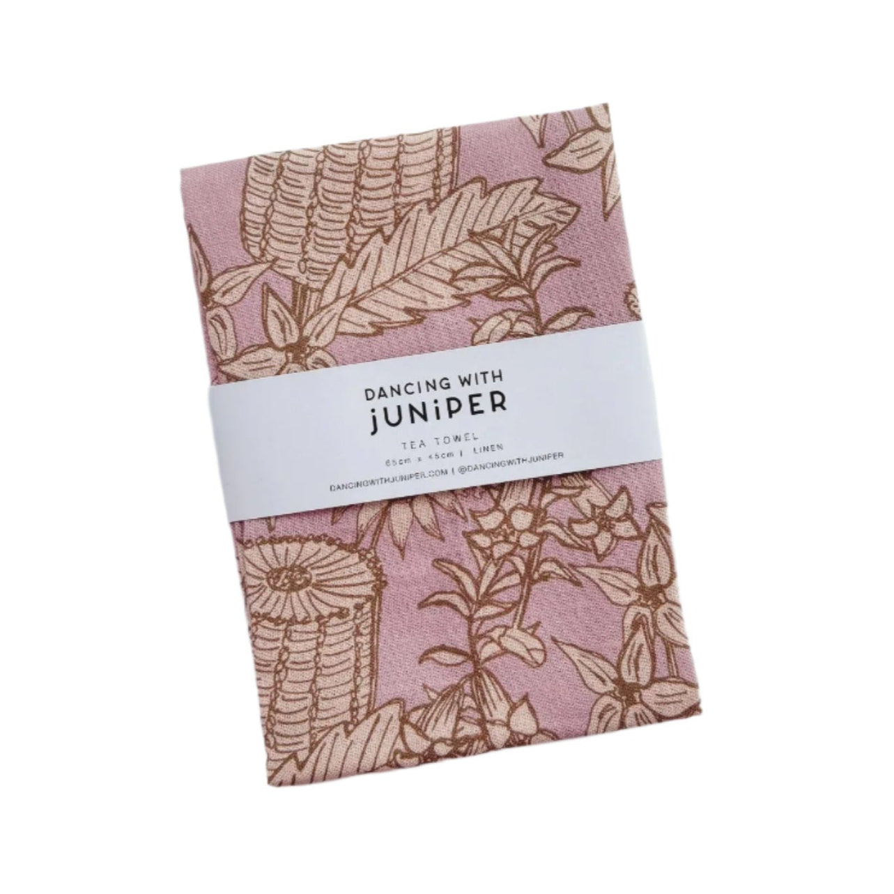 Dancing with Juniper Tea Towel - Wildflower Bouquet