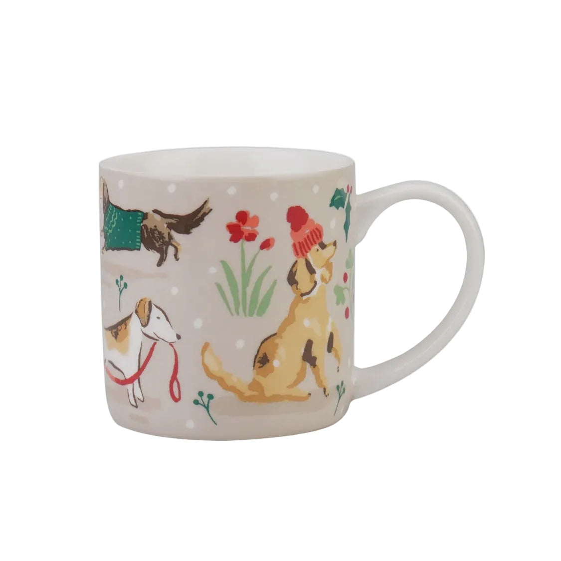 New Bone China Mug - Winter Walkies