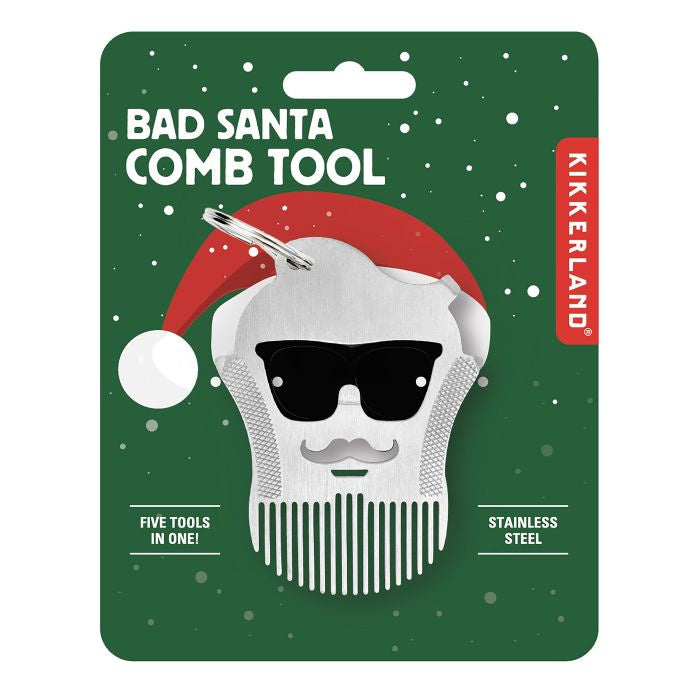 Beard Comb Tool - Bad Santa
