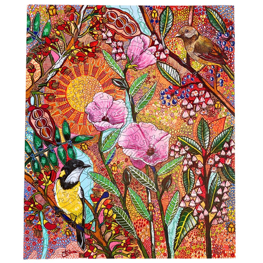 283pc Wooden Puzzle - Golden Whistler