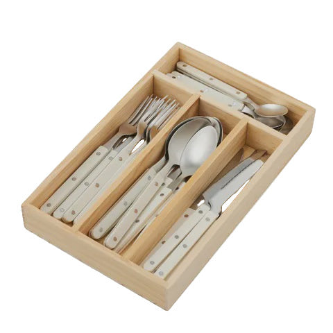 Remy 24pc S/S Cutlery - Ivory