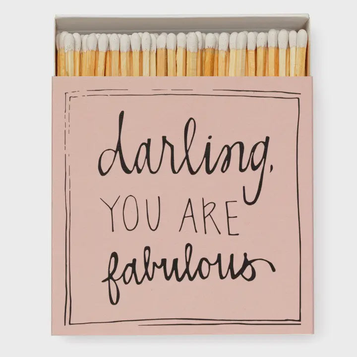 Square Matchboxes - You Are Fabulous