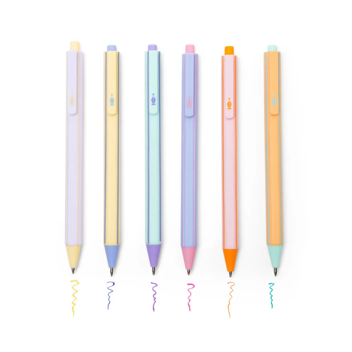 Inkerie Glitter Gel Pens - Set of 6