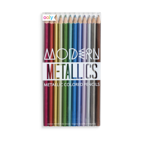 Modern Metallics Pencils - Set of 12