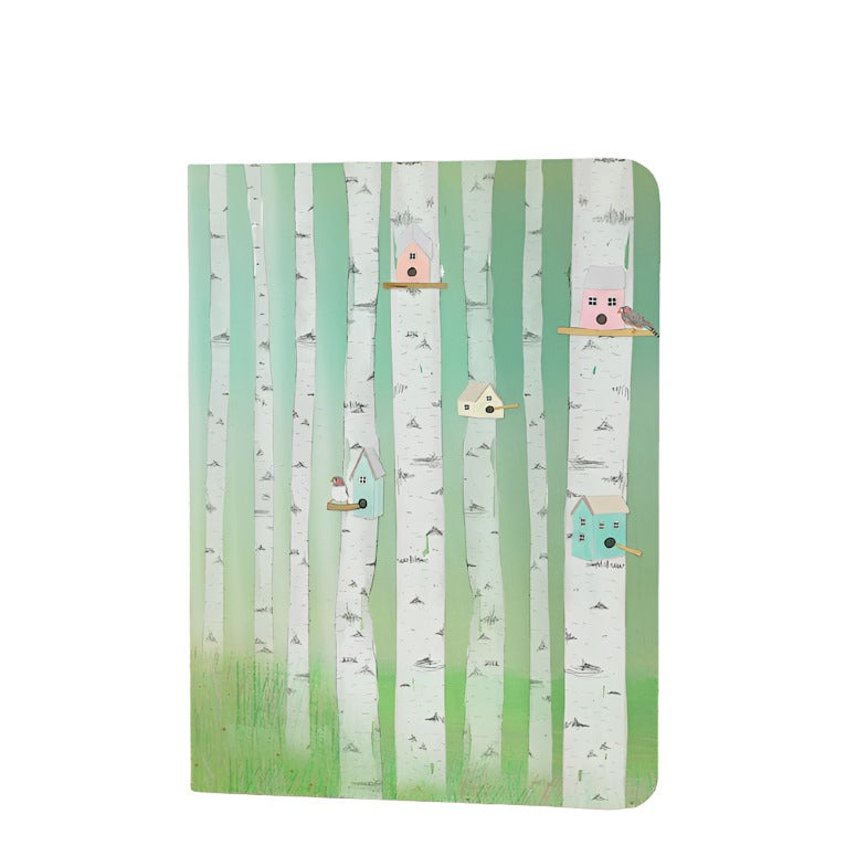 A5 Notebook - Birch Bird Houses – Wileaway