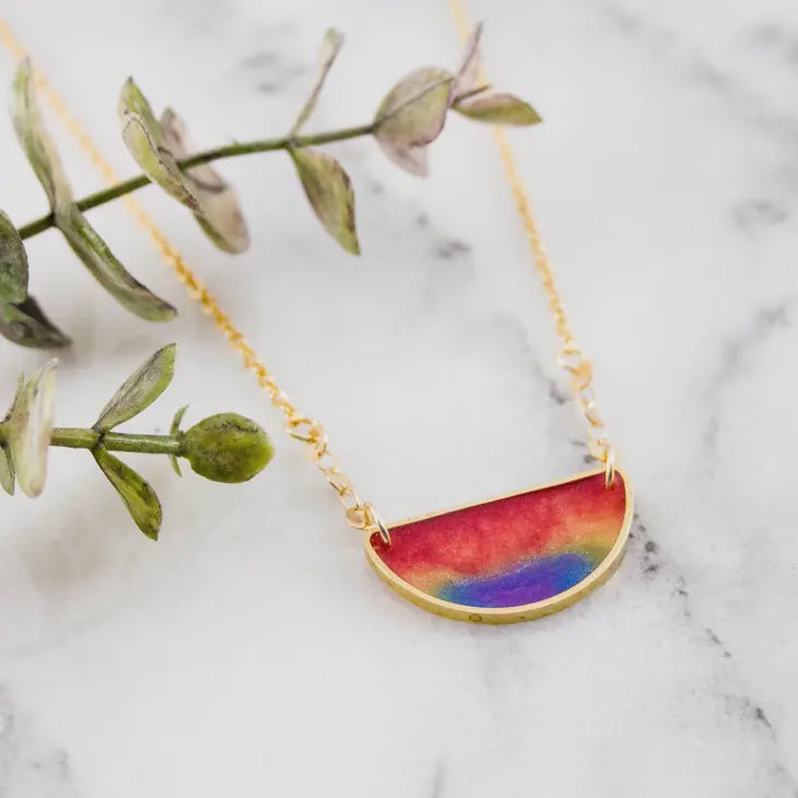 Mood Swings Necklace - Rainbow