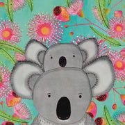 Koala Mother Gumnuts Greeting Card
