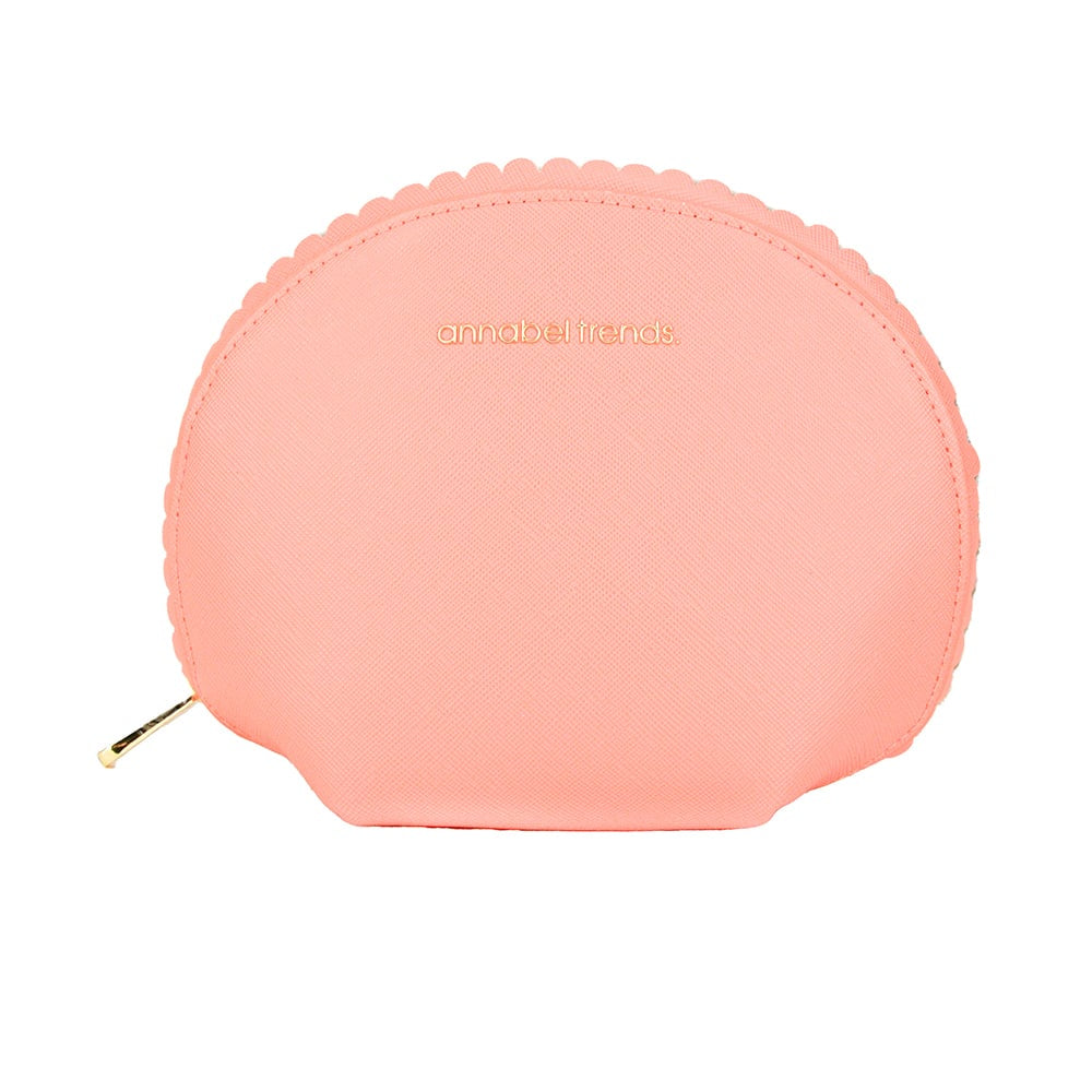 Vanity Scalloped Medium Pouch
