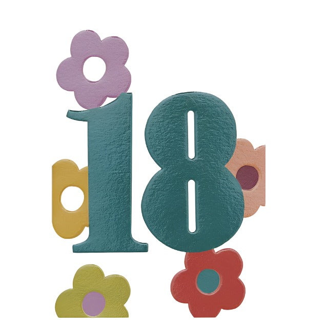 18 Floral Card