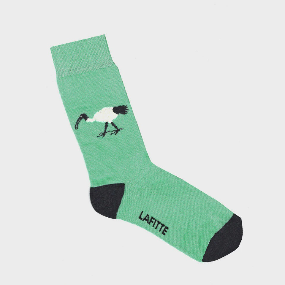 LAFITTE Socks - Ibis - Mint (W8-12, M6-11)