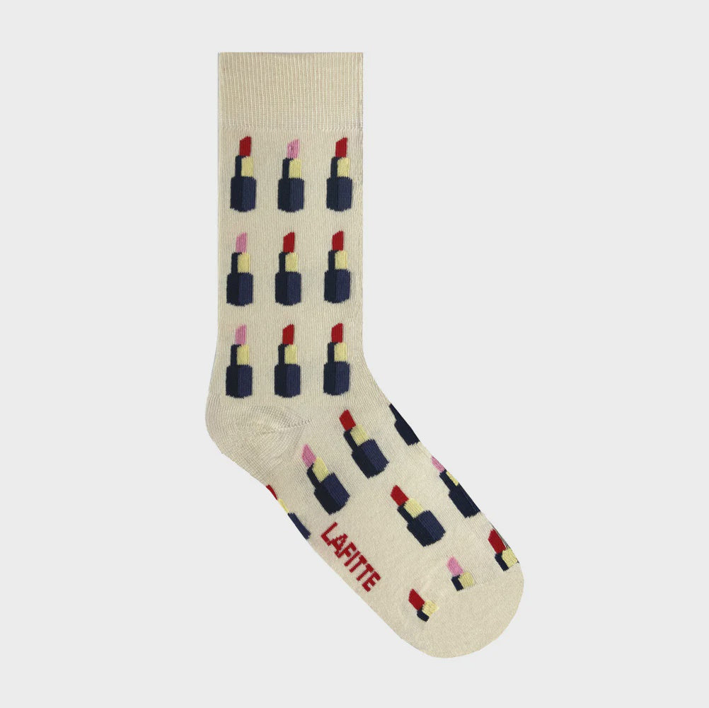 LAFITTE Socks - Lipstick - Cream (W8-12, M6-11)