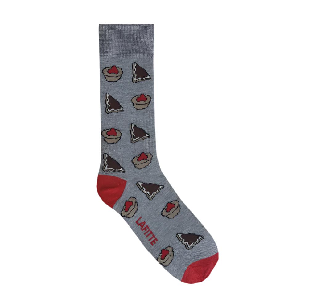 LAFITTE Socks - Vegemite & Pie - Marle Grey (W8-12, M6-11)