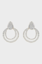 Meta Earring Silver Circle