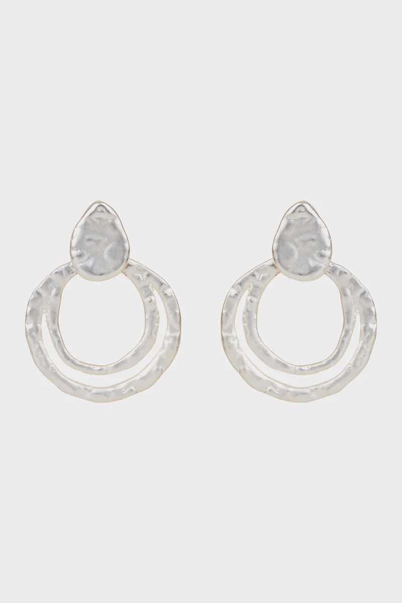 Meta Earring Silver Circle