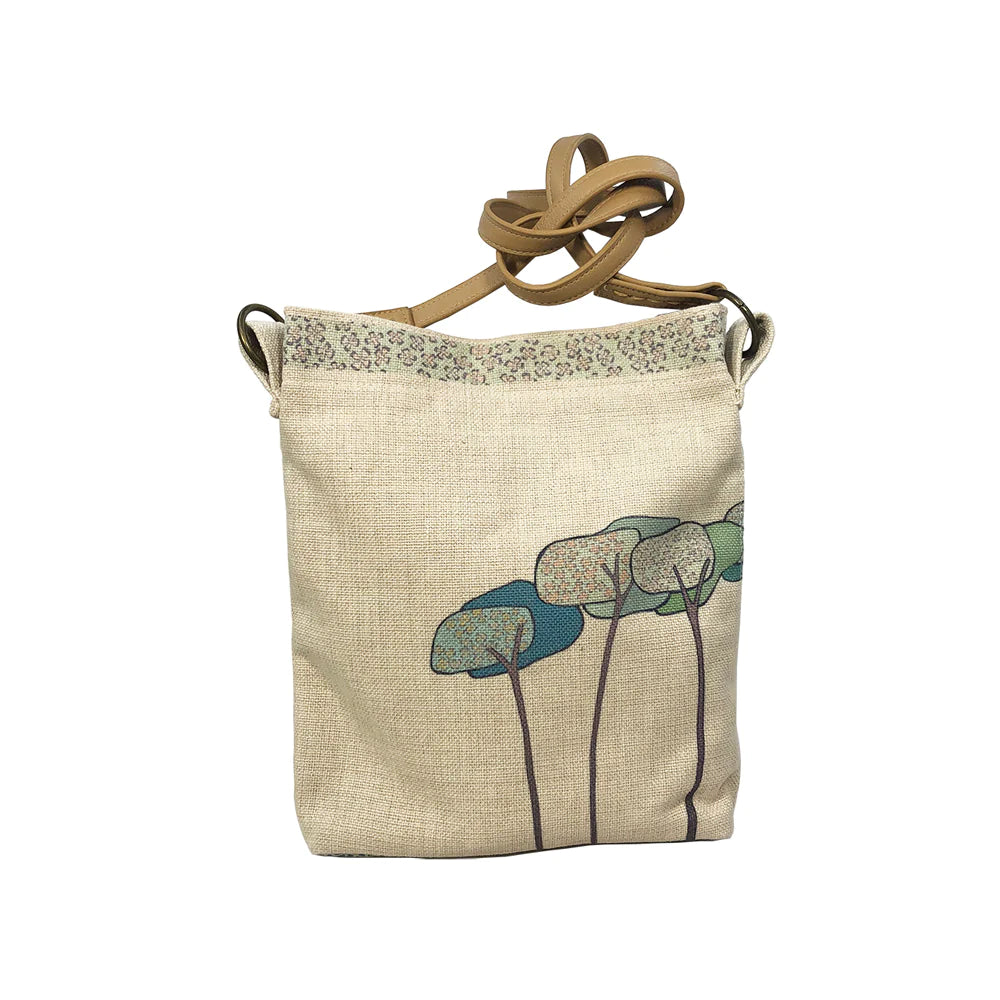 Linen Crossbody Bag