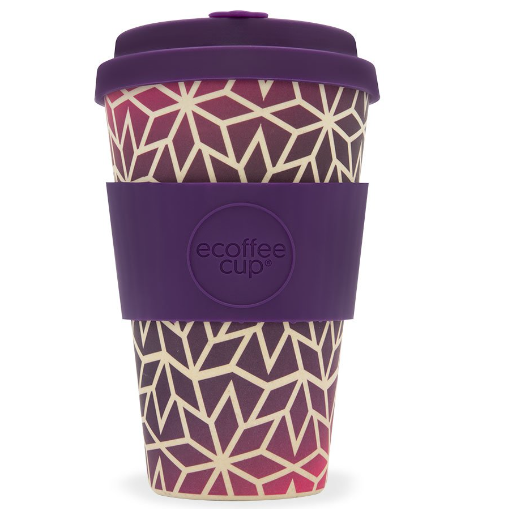 400ml  Bamboo Ecoffee Cup - Stargrape