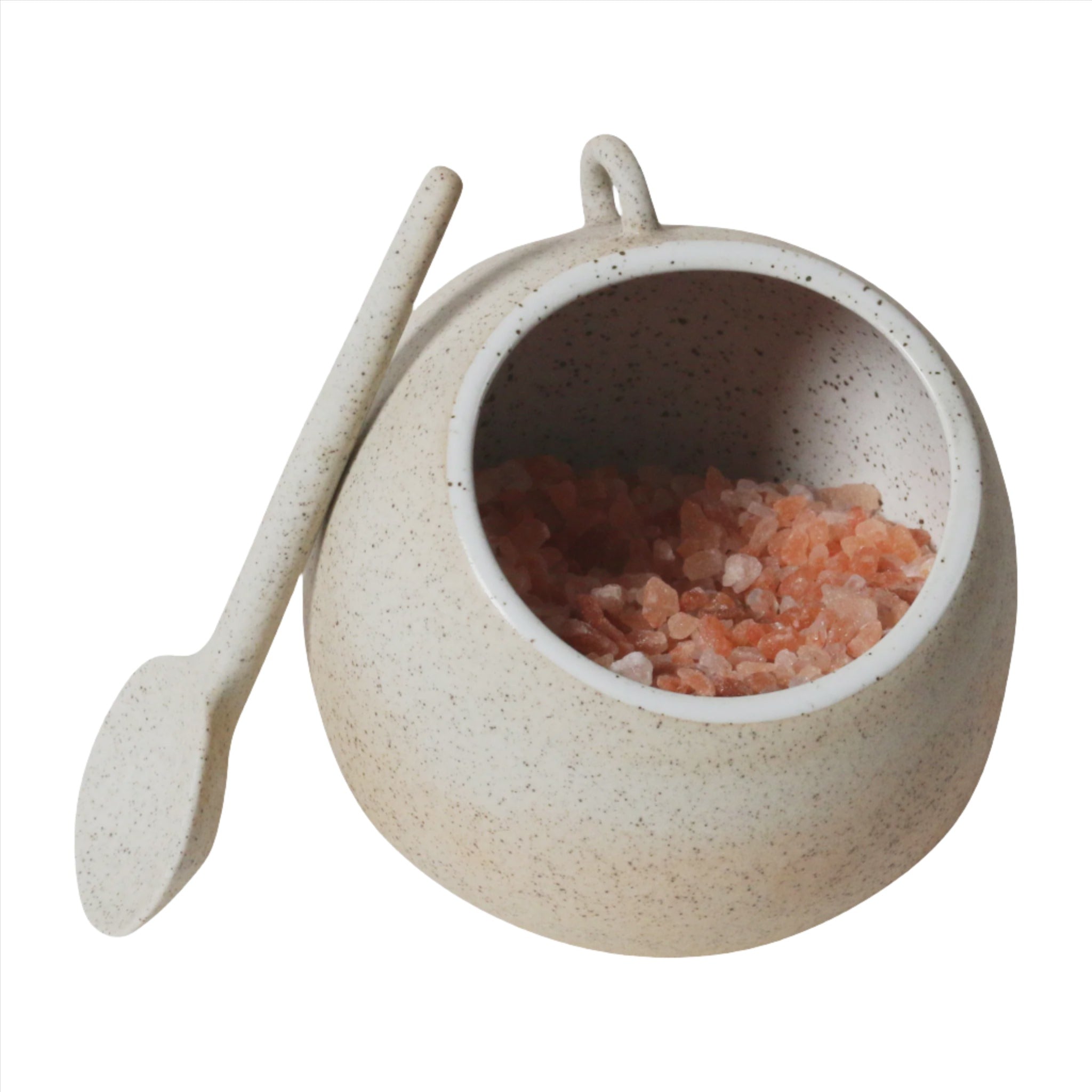 Garden To Table Salt Pig With Spoon