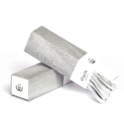 Sliwils Shoelaces - Shiny Silver