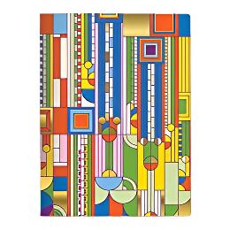 Frank Lloyd Wright Saguaro Cactus & Forms Handmade Embroidered Journal