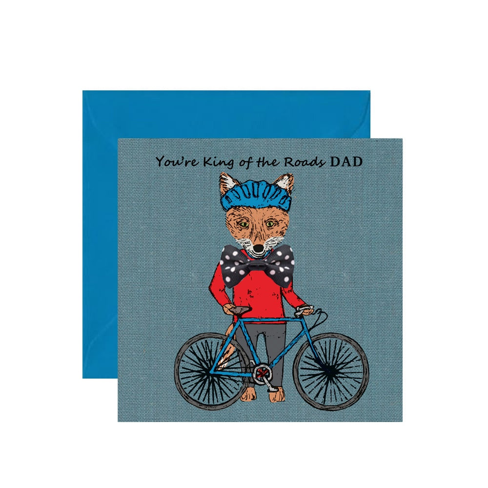 You're King Of The Roads Dad Bowtie Card