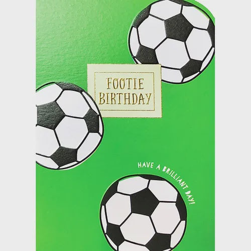 Footie Birthday Card