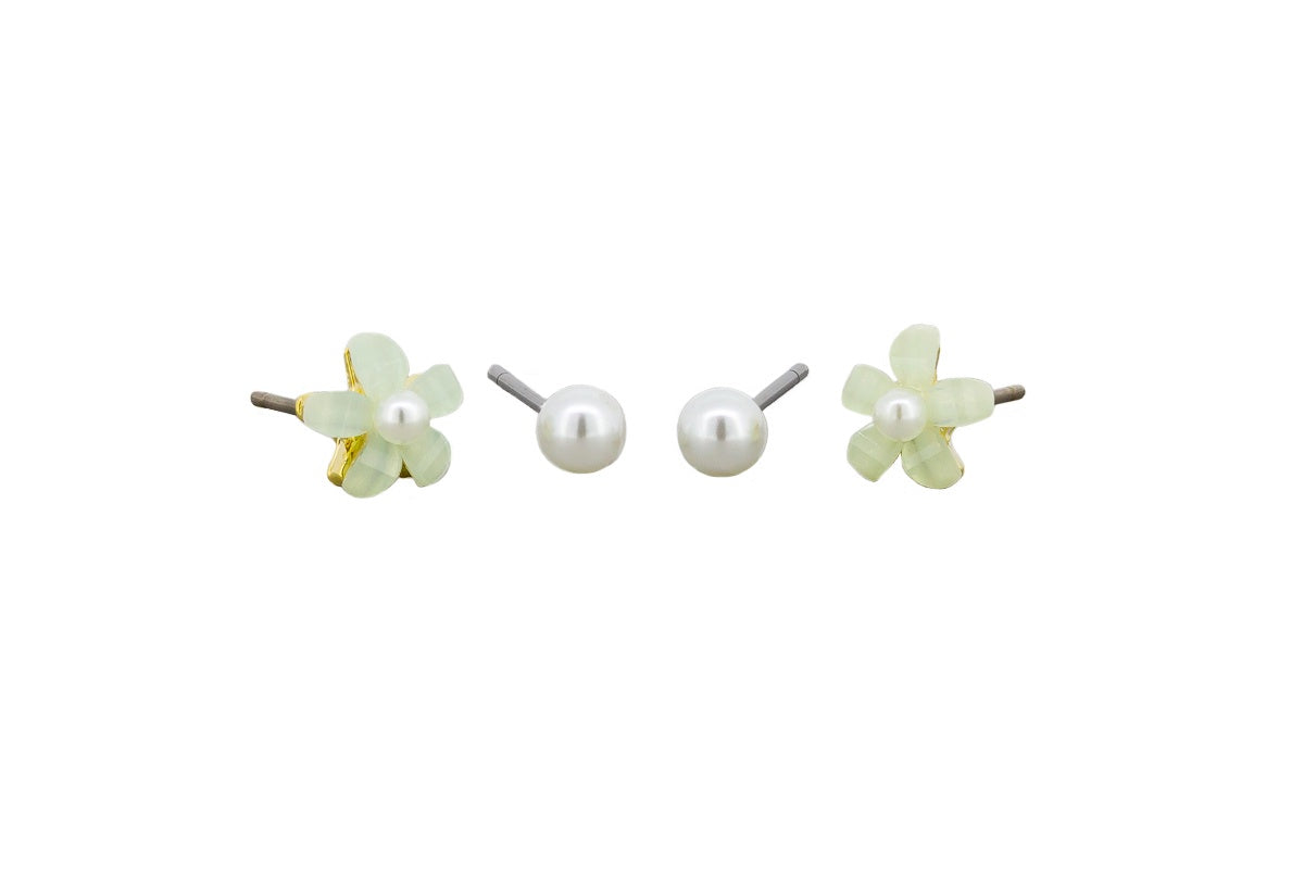 Mint Pippa Earring Set