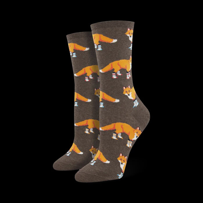 Ladies Socks - Socksy Foxes