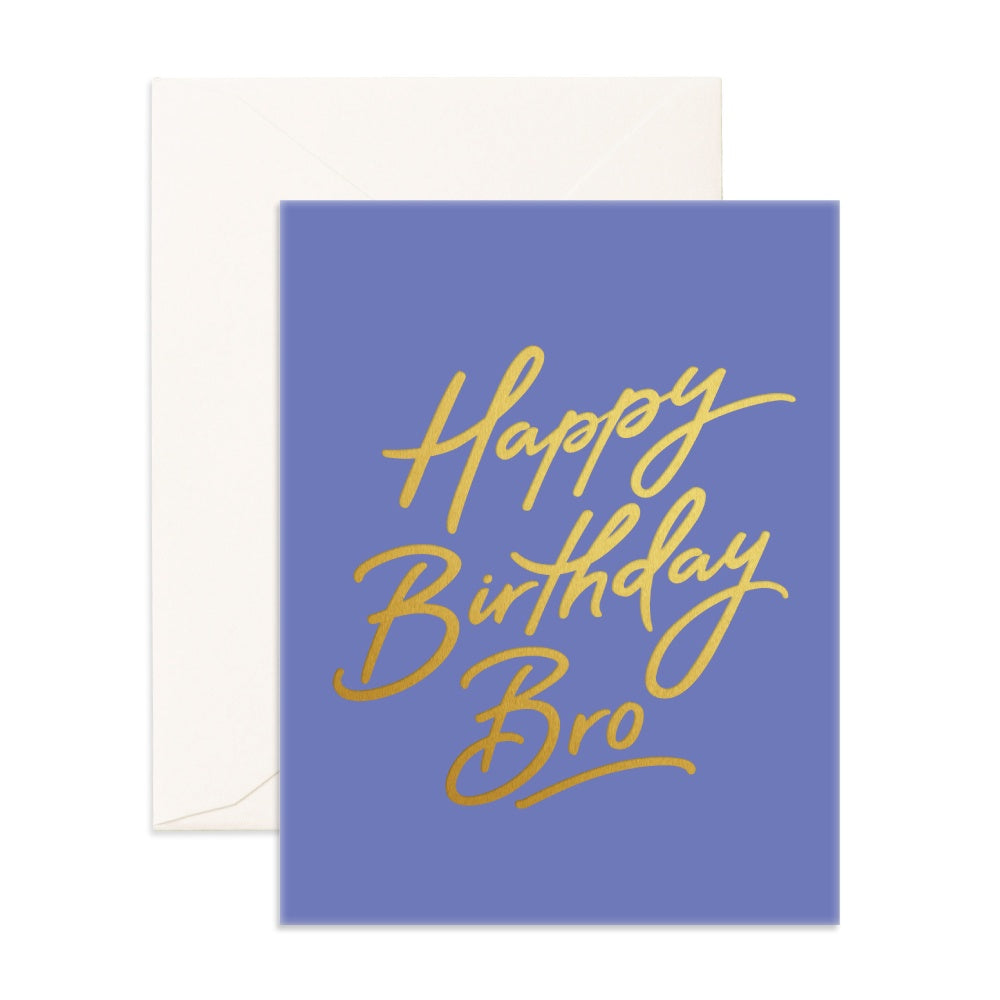 Happy Birthday Bro Greeting Card