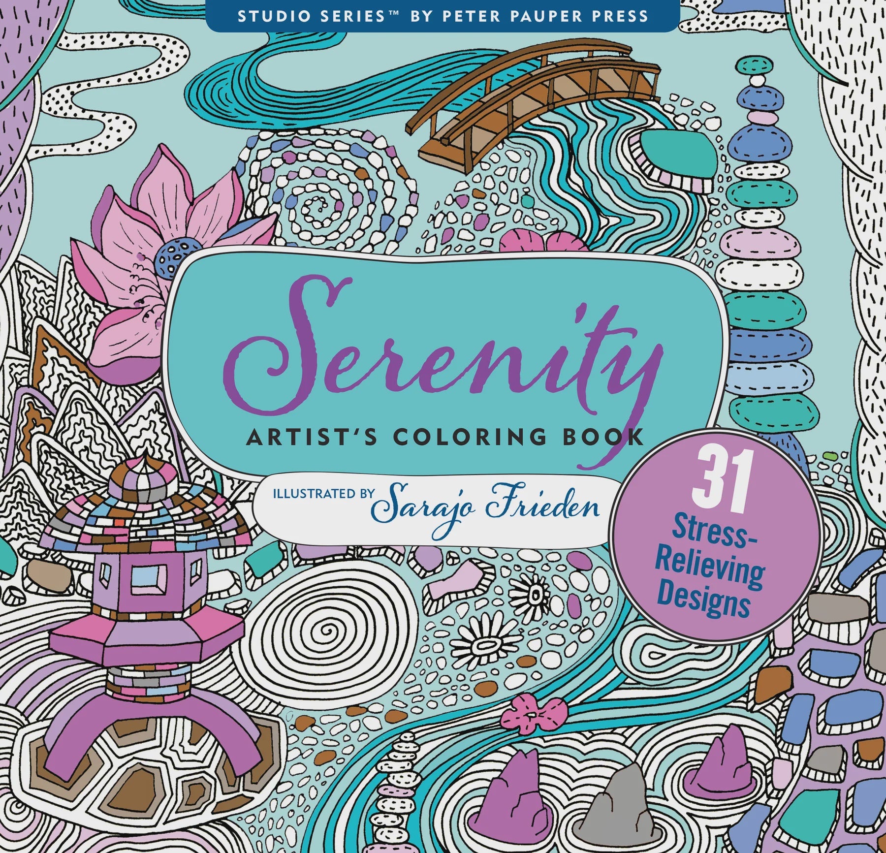 Artist's Colouring Book - Serenity