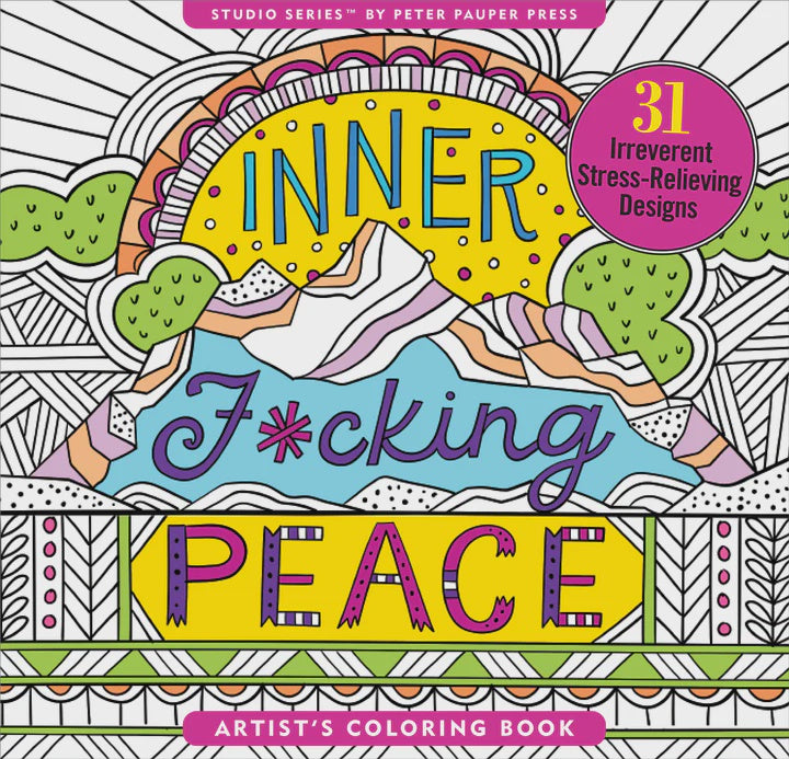Artist's Colouring Book - Inner F*cking Peace