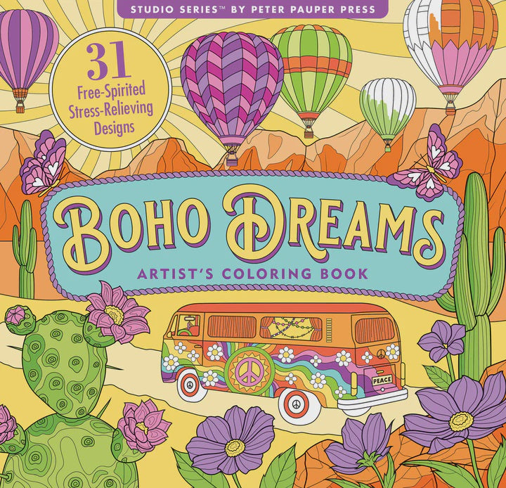Artist's Colouring Book - Boho Dreams