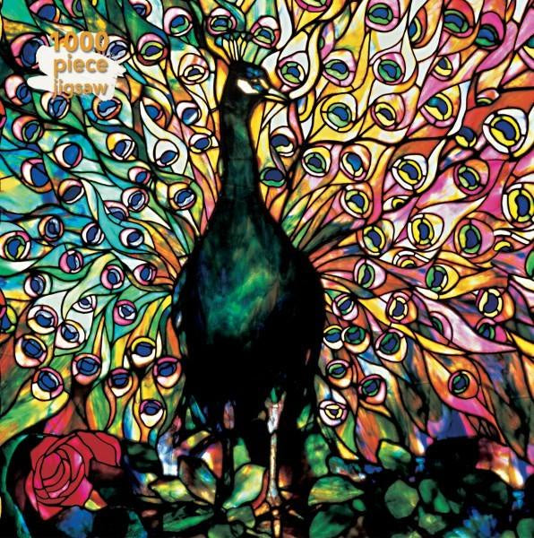 1000pc Puzzle - Louis Comfort Displaying Peacock