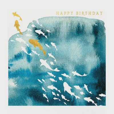 Happy Birthday Fish Card