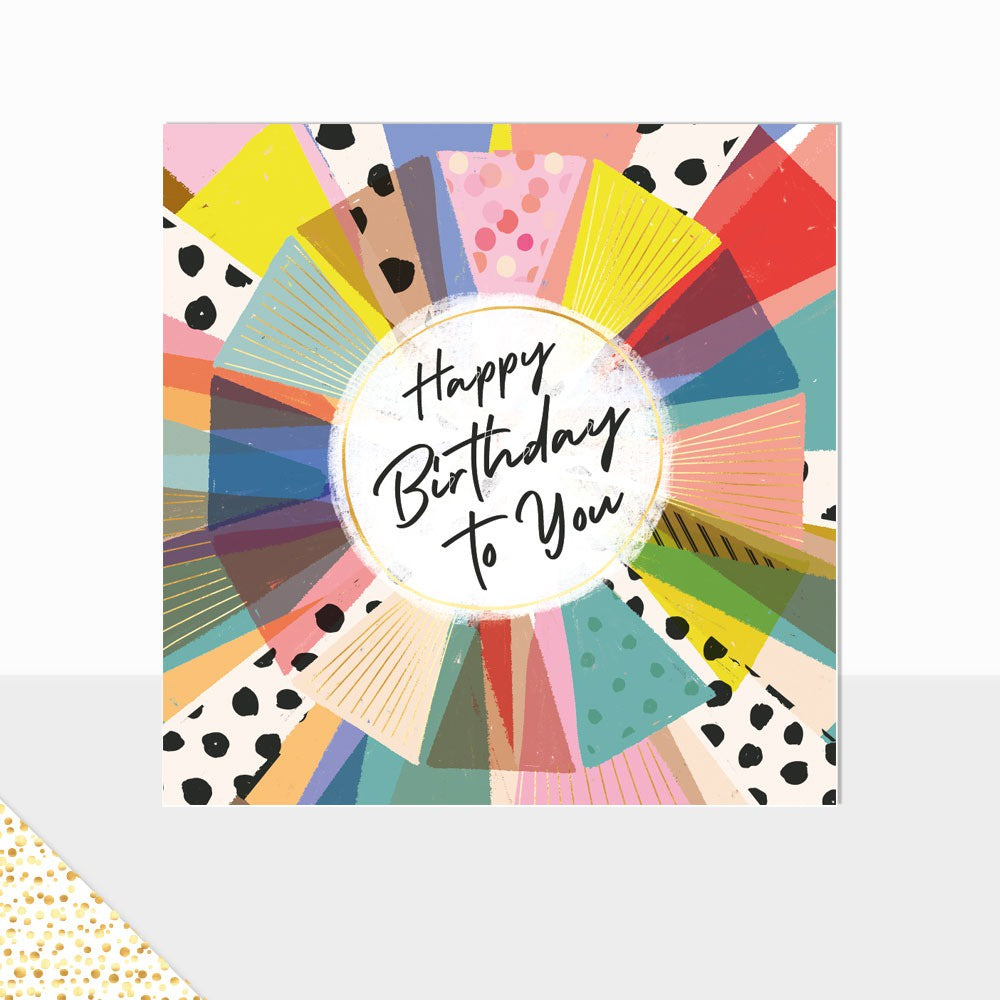 Happy Birthday Rosette Card